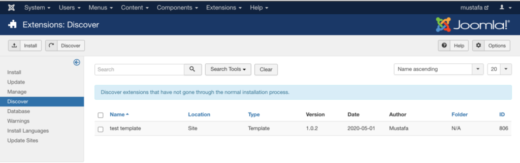 Lista de plantillas de Joomla