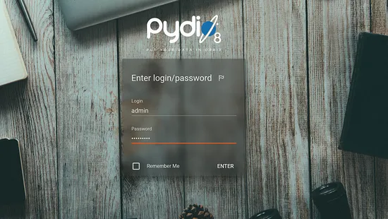 Pydio Connexion