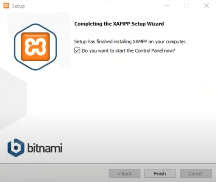 XAMPP as localhost step 3