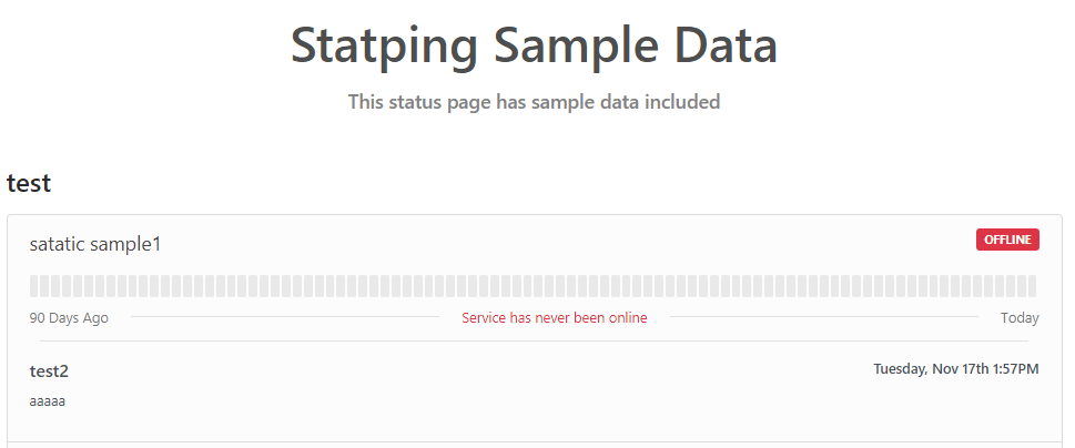 Statping - Sistem Halaman Status Sumber Terbasis PHP