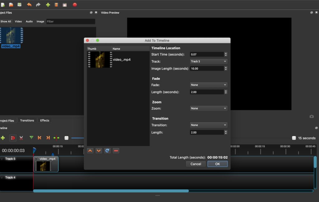 OpenShot Video Editor